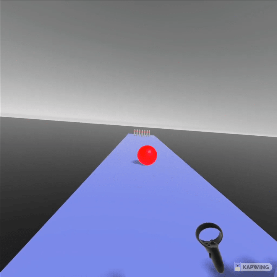 VR Bowling Simulation